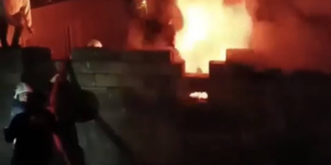 Yüksekova’da Kalorifer Dairesinde Korkutan Yangın