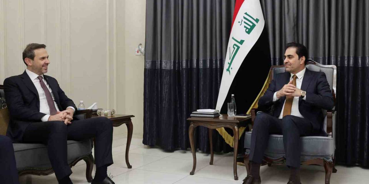 Enerji Ve Tabii Kaynaklar Bakanı Bayraktar, Irak Temsilciler Meclisi Başkanvekili Mendelavi İle Bir Araya Geldi