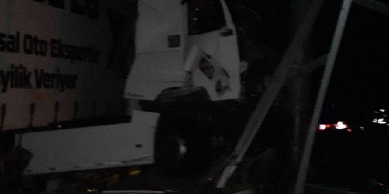 Isparta’da Tır İle Kamyonet Çarpıştı: 1 Ölü, 1 Yaralı