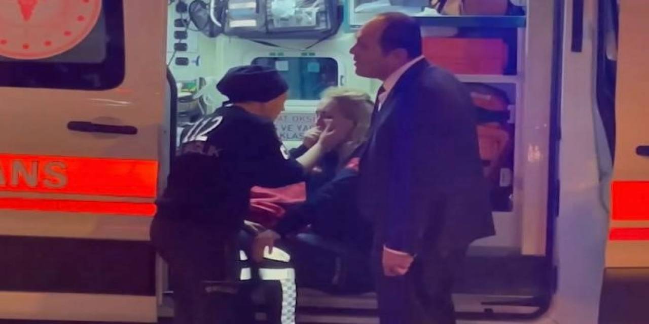 Bisiklete Çarpan Ambulans Şoförü Gözyaşlarına Hakim Olamadı