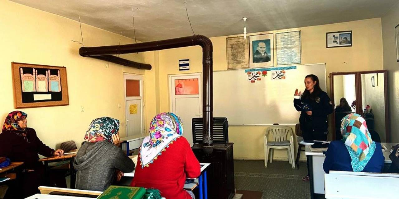 Karabük’te Kadınlar Şiddete Karşı Bilgilendirildi