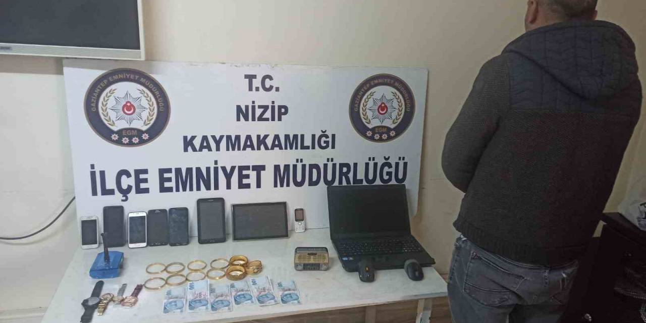 Nizip’te 2 Evden Hırsızlık Yapan Şahıs Yakalandı