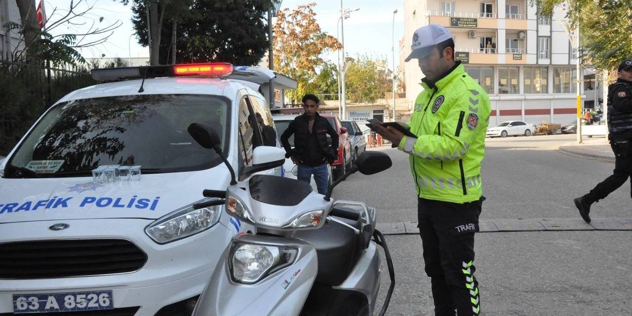Motosiklet Sürücülerine Ceza Yağdı