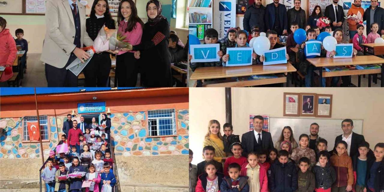 Vedaş’tan Köy Okullarına Öğretmenler Günü Ziyareti