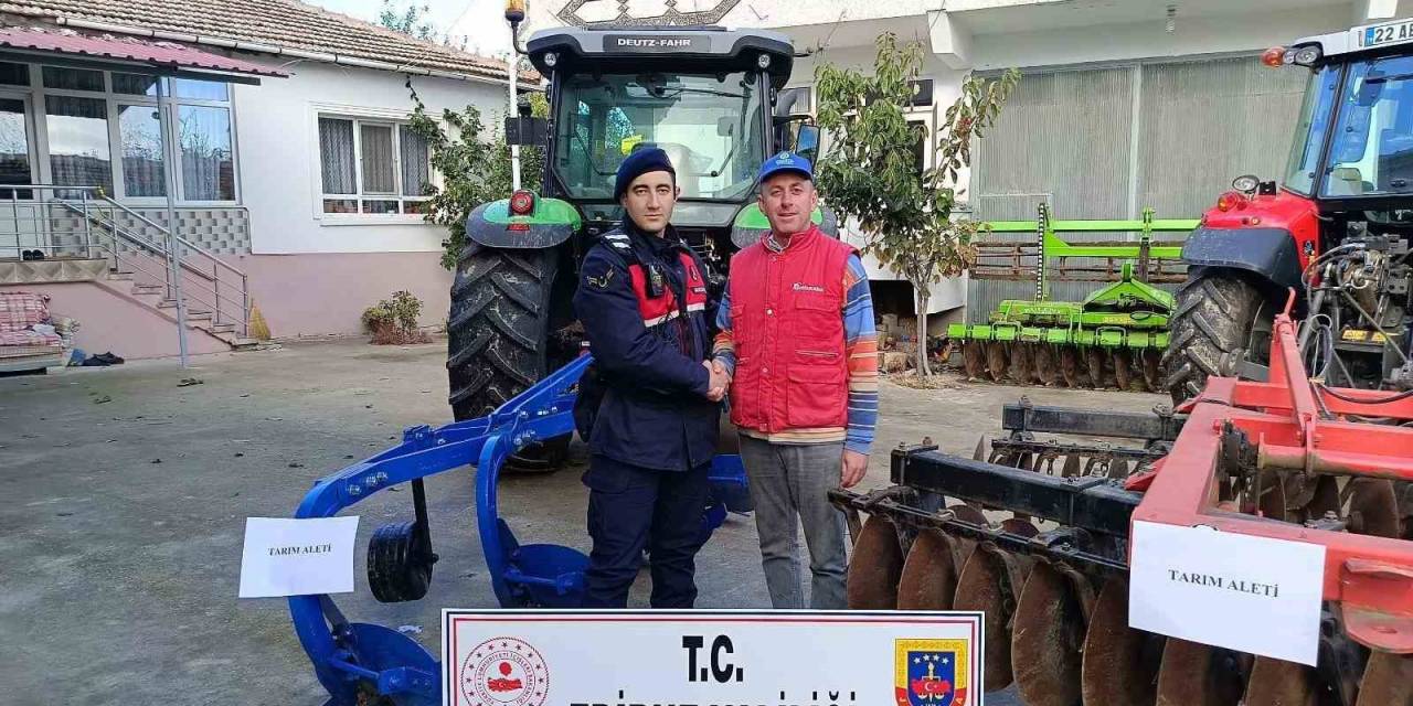 Çalınan Tarım Aletleri Sahibine Ulaştırıldı