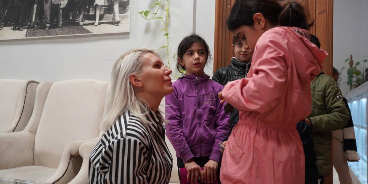 Miniklerin Hediyesi, Başkan Subaşı’nı Çok Mutlu Etti