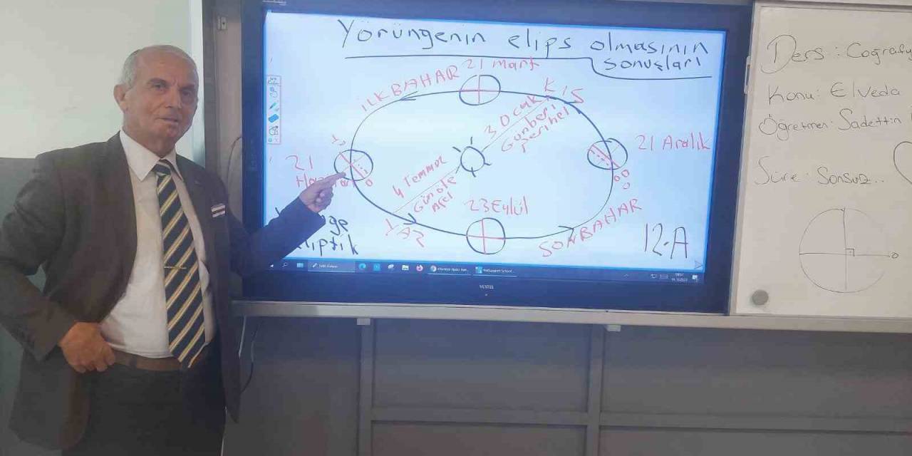 Emekli Olan 44 Yıllık Öğretmene Unutulmaz Veda