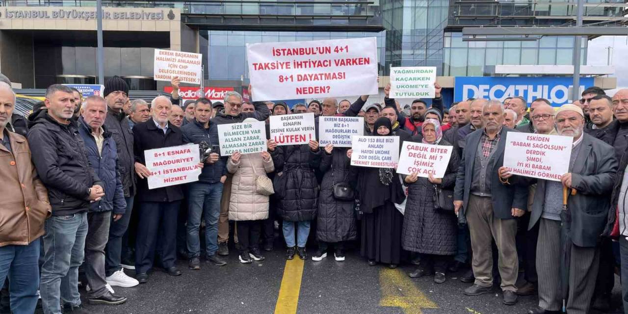 Minibüsleri Lüks Taksiye Dönüştürülen Sürücüler Tepkili