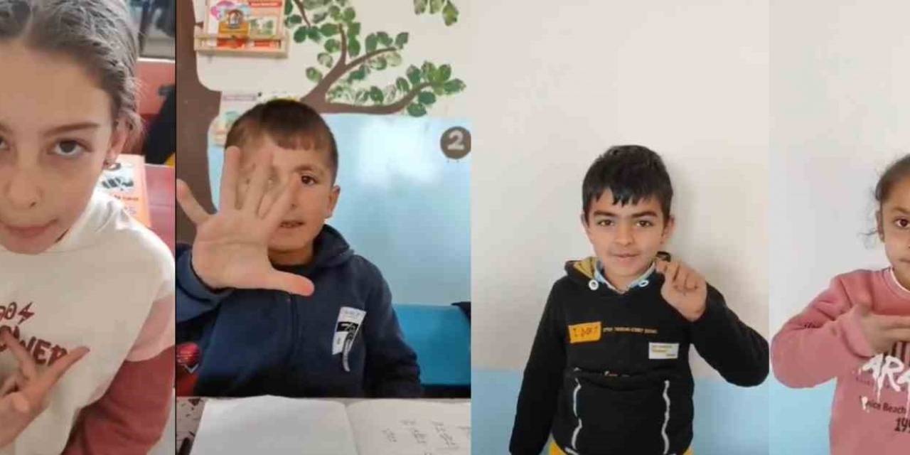Minik Öğrencilerden İşaret Dilli Öğretmenler Günü Klibi