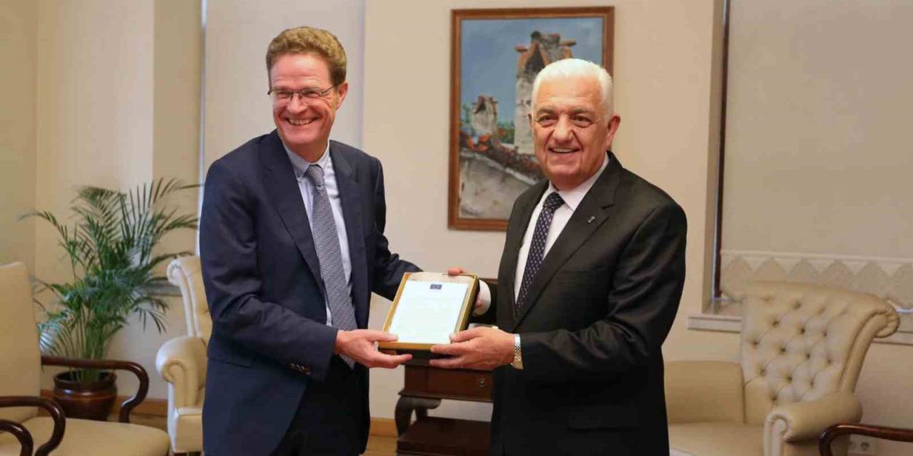 Ab Türkiye Delegasyonu Başkanı’ndan Başkan Gürün’e Ziyaret