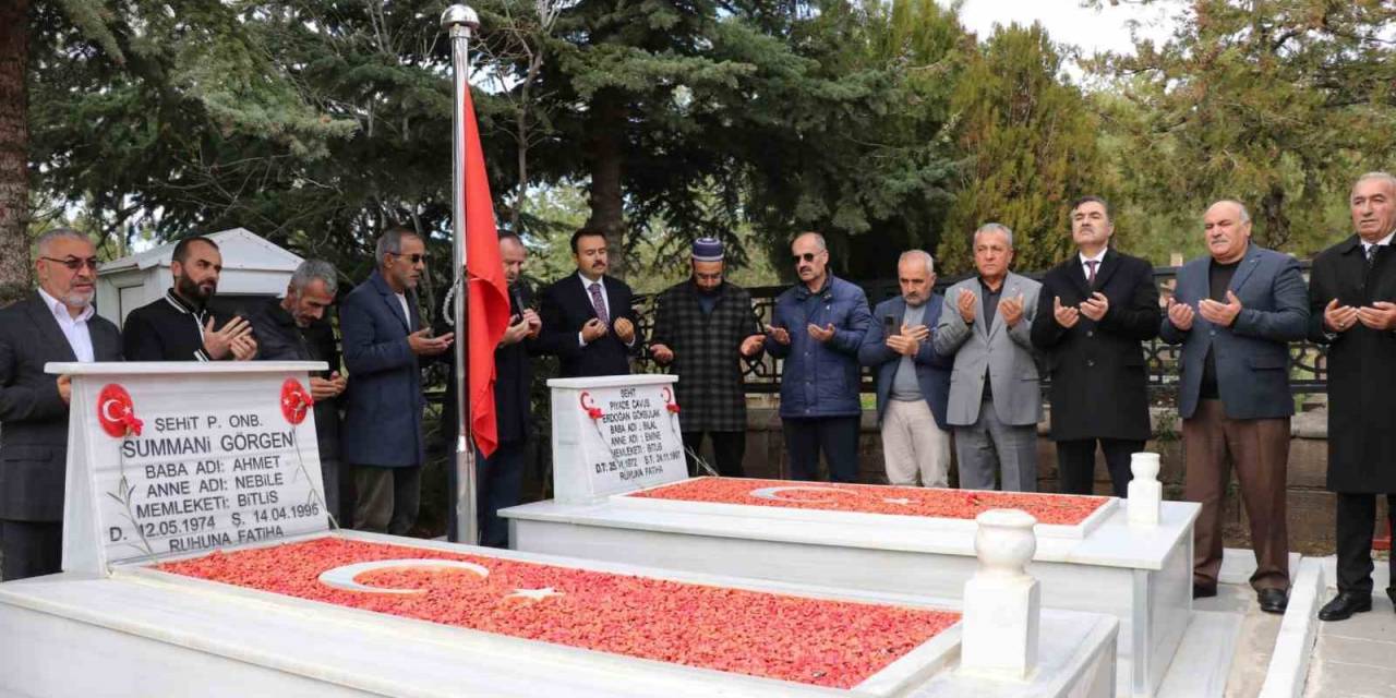 Ahlatlı Şehitler Vefat Yıl Dönümlerinde Anıldı