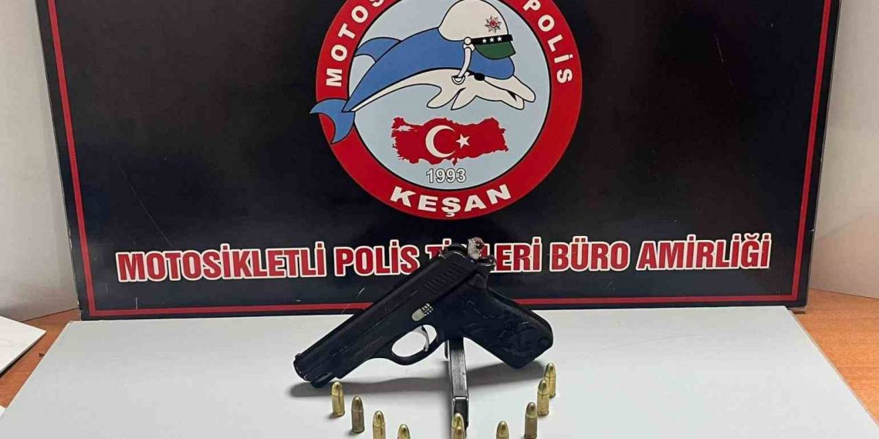 Keşan’da Uyuşturucu Ve Ruhsatsız Tabanca Ele Geçirildi