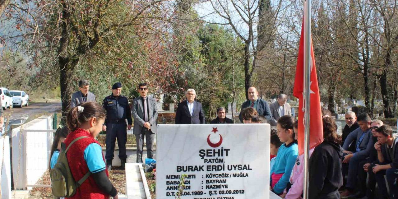 Köyceğiz’de Eğitimci Şehit Yakınları Unutulmadı