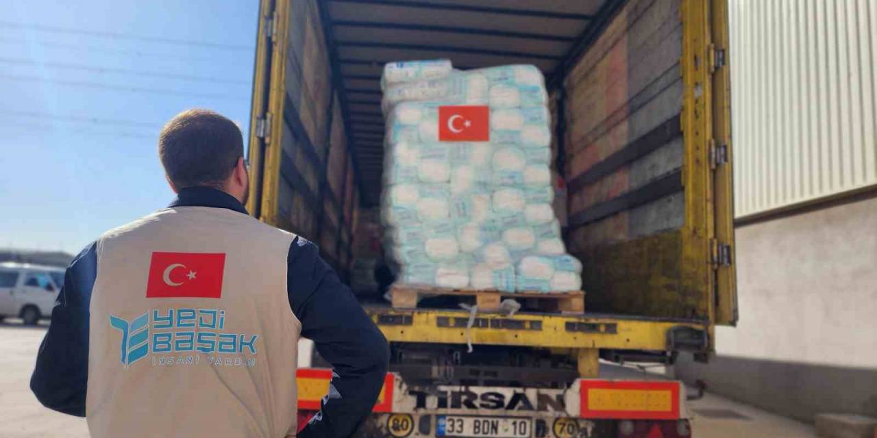 Yedi Başak İnsani Yardım Derneği’nden Gazze’ye Acil Yardım