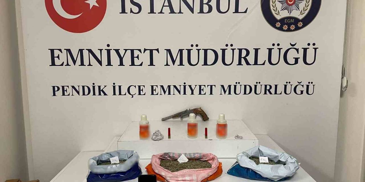 Pendik’te Uyuşturucu Satışı Yapılan Adrese Baskın: 1 Kişi Yakalandı