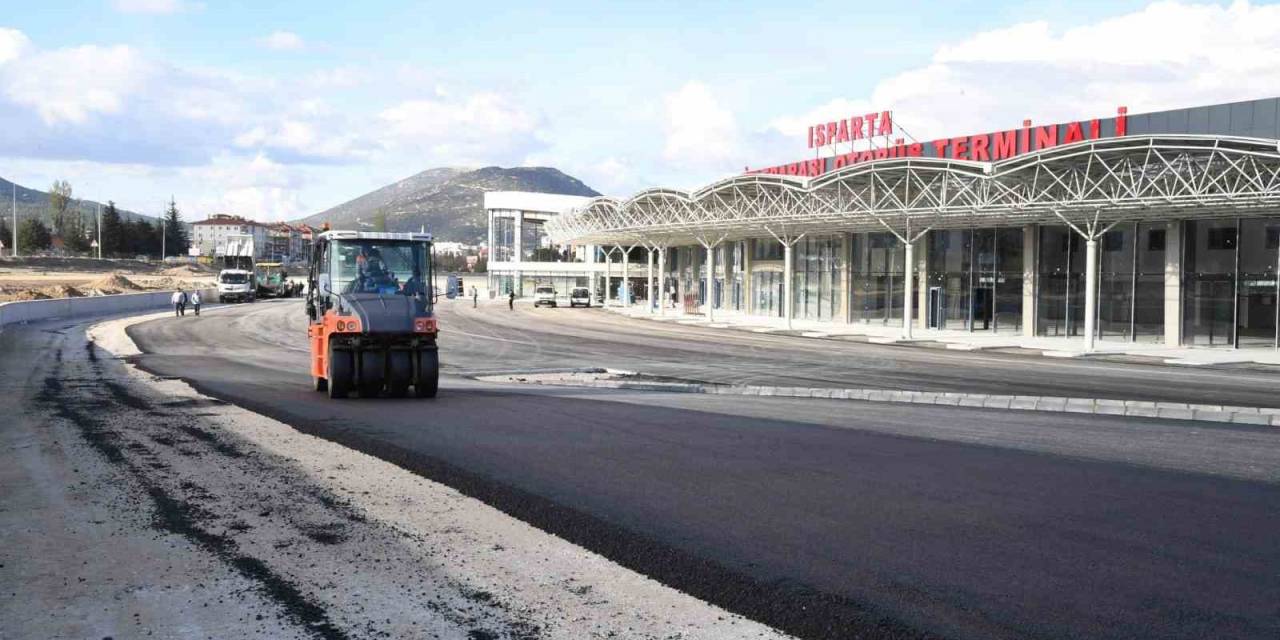 Yeni Otogar Alanında Asfalt Çalışmaları Gerçekleştiriliyor