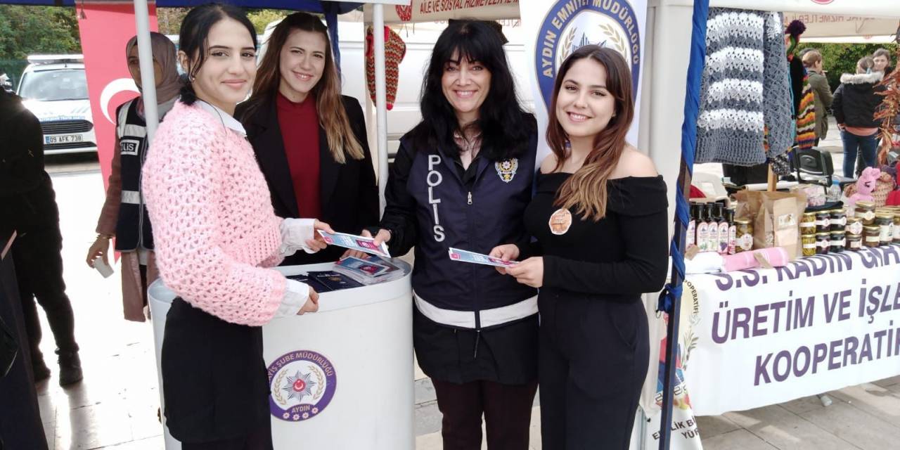 Aydınlı Vatandaşlar Kadına Şiddete Karşı Bilgilendirildi