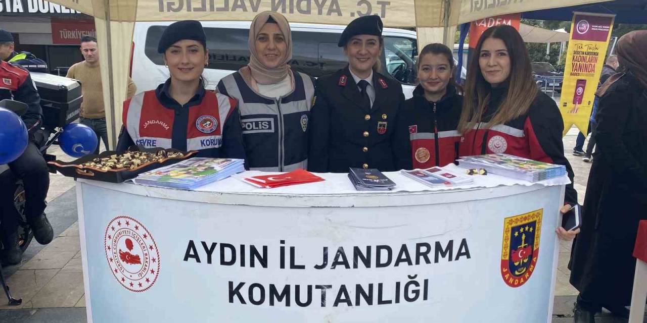 Jandarma Ekipleri Kadına Şiddete Karşı Bilgilendirdi