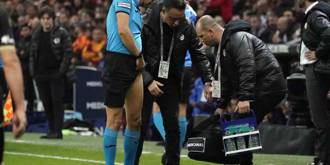 Hakem Ali Şansalan Maça Devam Edemedi