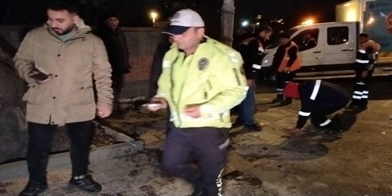 Hafif Ticari Araç Denetim Yapan Polise Çarptı: 1 Polis Memuru Ağır Yaralı