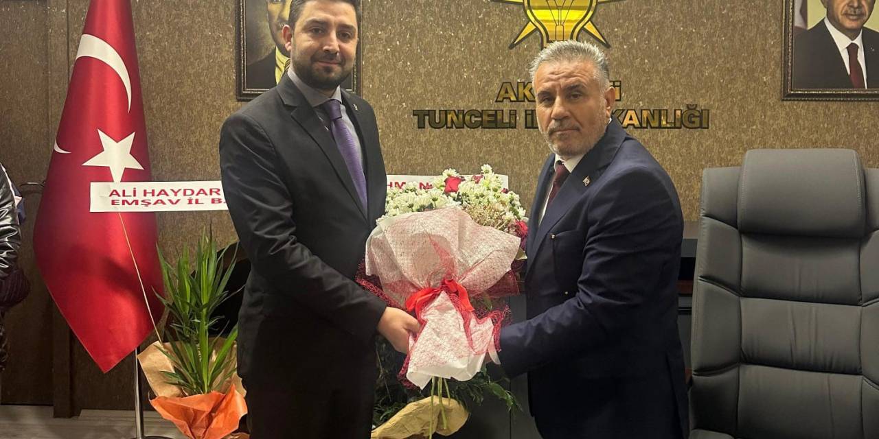 Ak Parti Tunceli İl Başkanlığında Devir-teslim