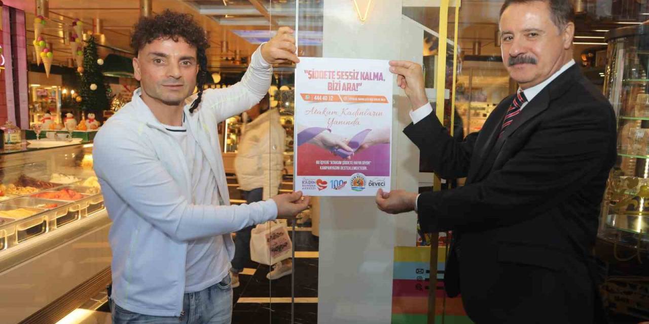 Atakum, Tek Yürek “Kadına Şiddete Hayır” Dedi
