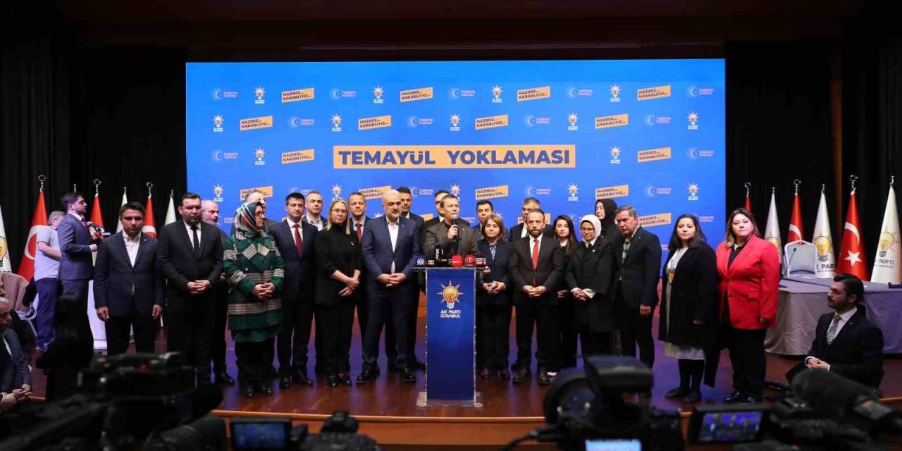 Ak Parti İstanbul Başkanlığı’nda Temayül Yoklaması Yapıldı