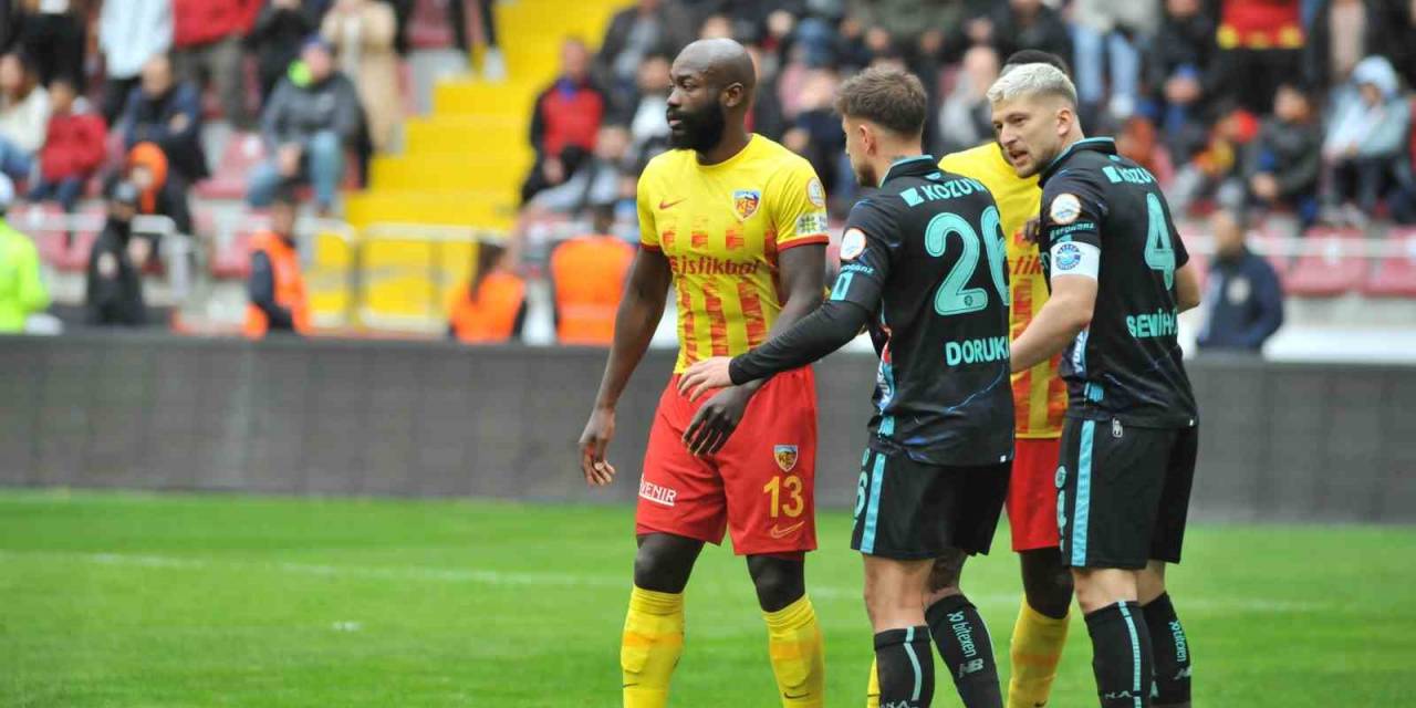 Trendyol Süper Lig: Kayserispor: 1 - Adana Demirspor: 1 (Maç Sonucu)