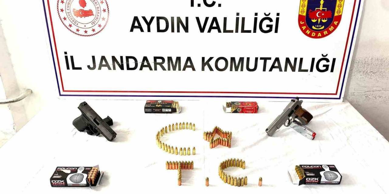 Jandarma Ekipleri Şüphesinde Haklı Çıktı, Ruhsatsız Tabanca Ele Geçirildi