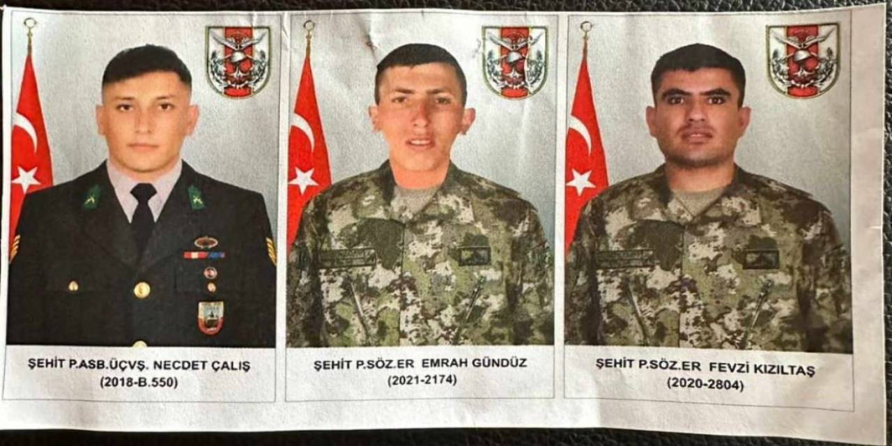 Şehitler, Şırnak’ta Düzenlenen Törenle Memleketlerine Uğurlandı