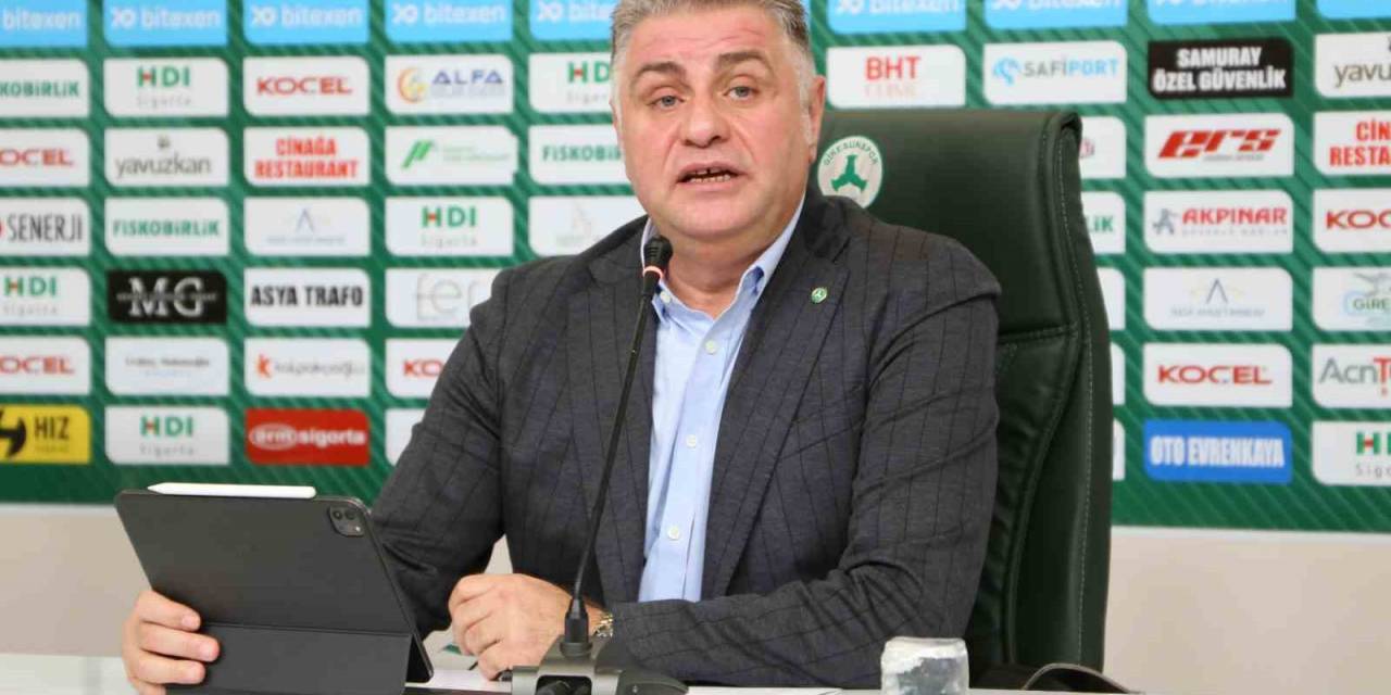 Giresunspor Başkanı Nahid Yamak: "Kulübümüz Şuanda Borç Batağında"