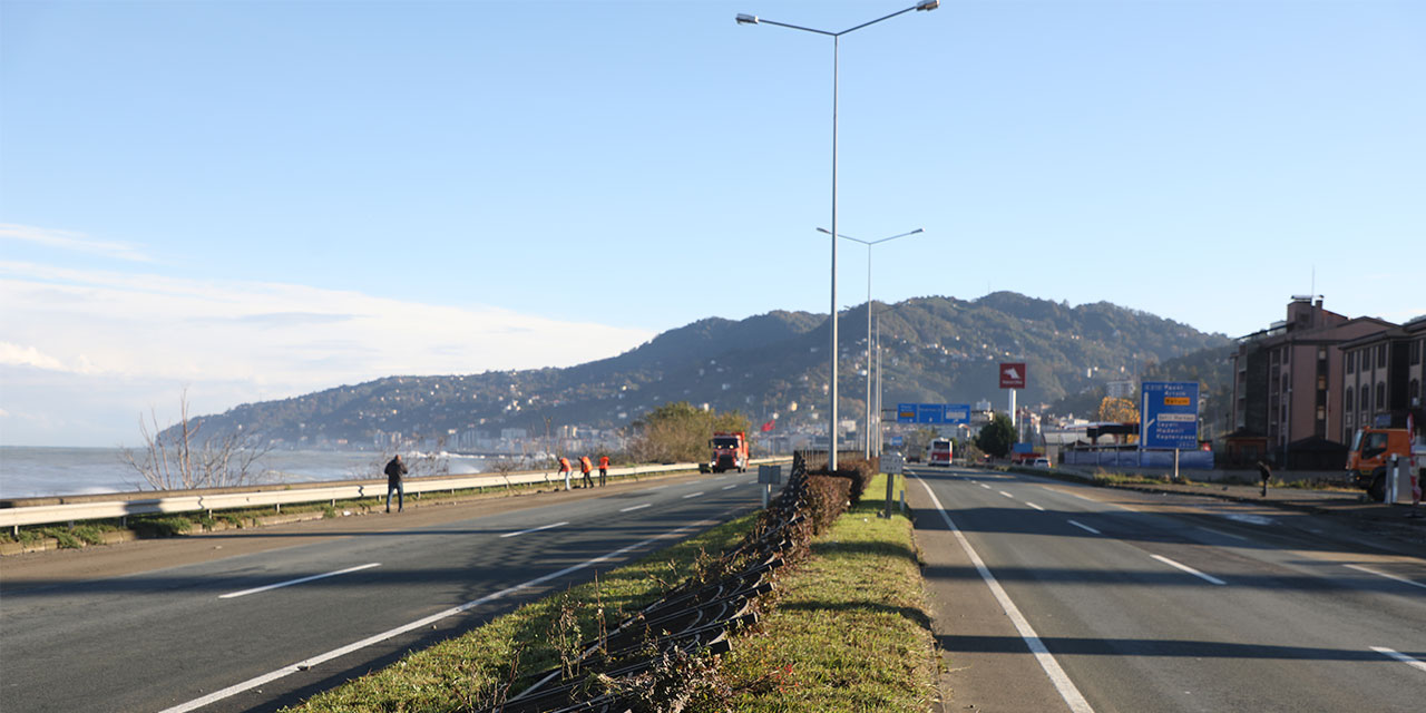 Karadeniz Sahil Yolu Çayeli-Trabzon istikameti ulaşıma açıldı