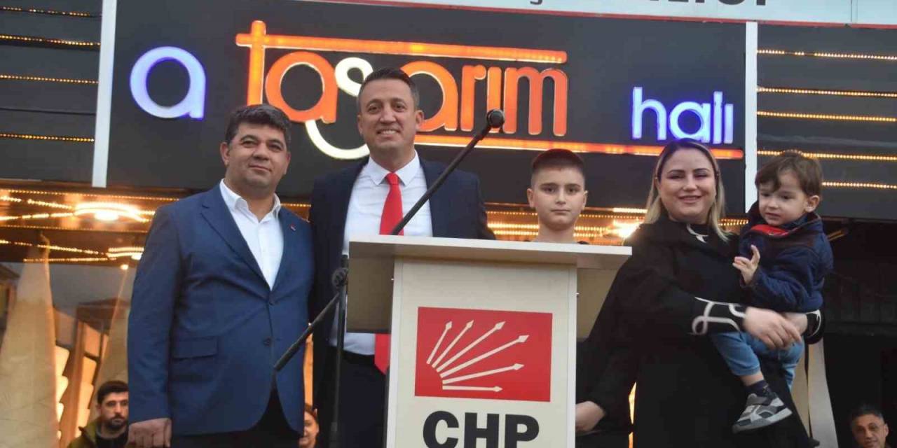 Chp’de Barış Eroğlu’ndan Miting Gibi Adaylık Açıklaması