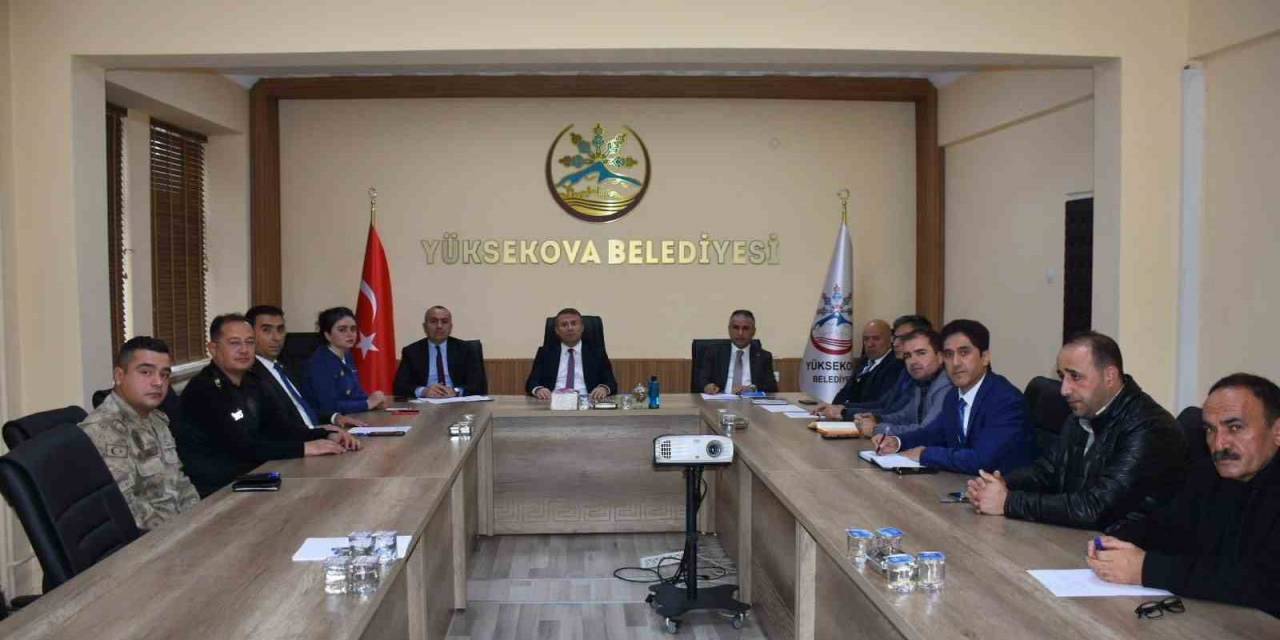 Yüksekova’da ’karla Mücadele’ Toplantısı Yapıldı