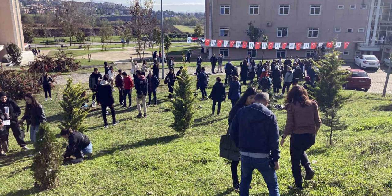 Diktikleri Fidanlara Şehitlerin İsimlerini Verdiler