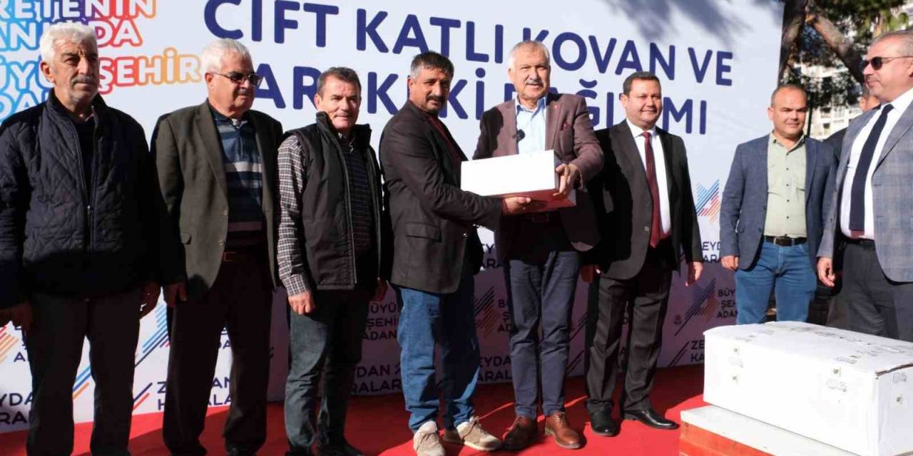 573 Arı Yetiştiricisine Çift Katlı Kovan Ve Arı Keki Dağıtıldı