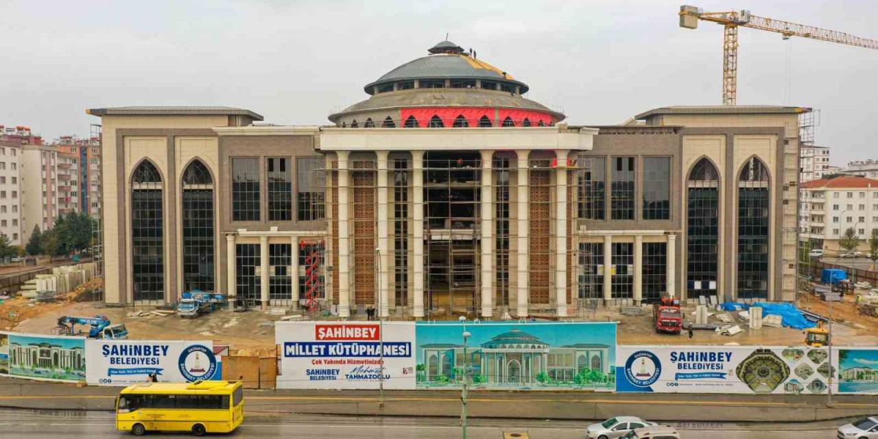 Şahinbey Millet Kütüphanesinde Çalışmalar Tüm Hızıyla Sürüyor