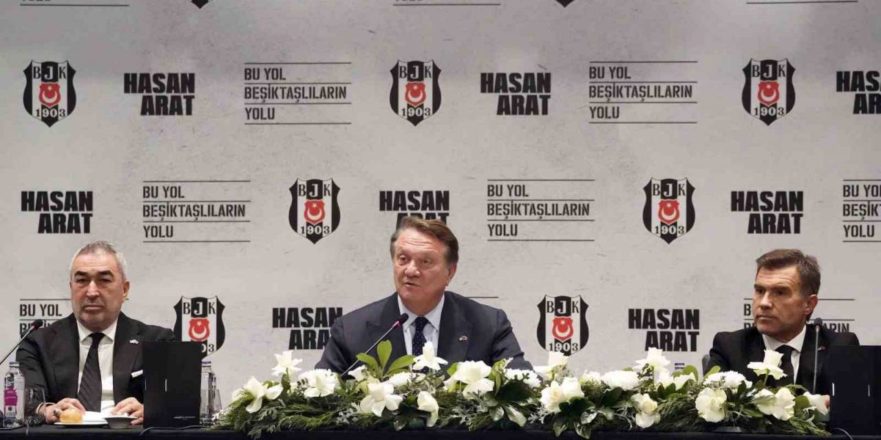 Beşiktaş Başkan Adayı Hasan Arat, Samet Aybaba Ve Feyyaz Uçar İle Basının Karşısına Çıktı