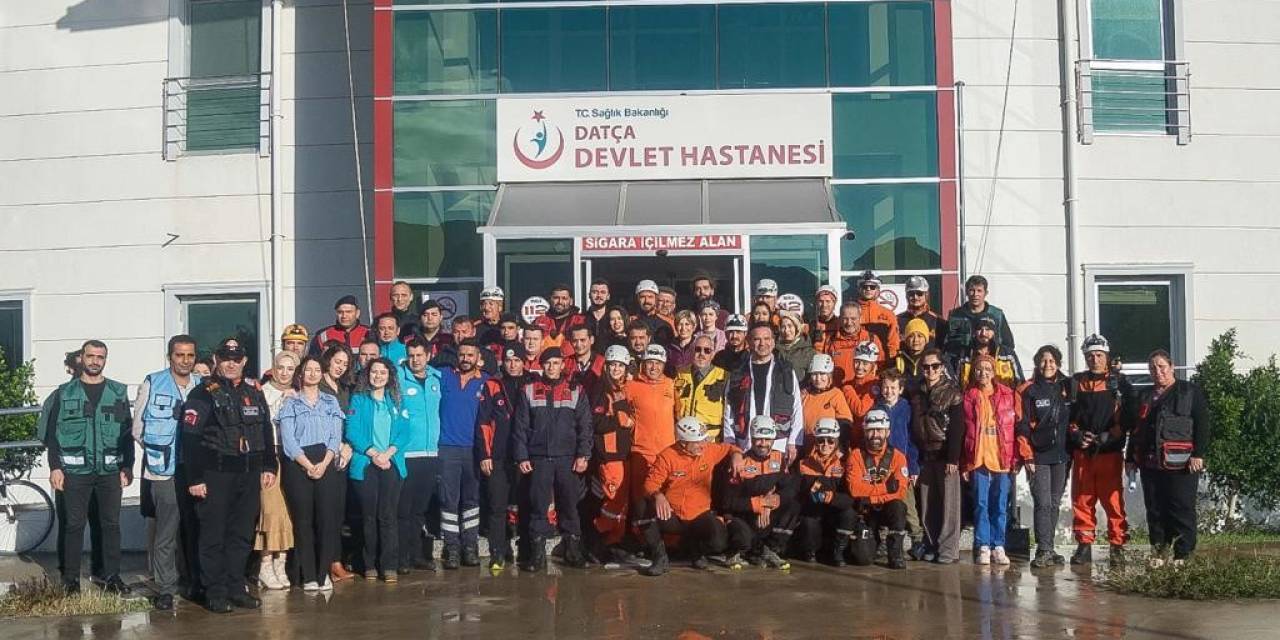 Datça’da Deprem Ve Yangın Tatbikatı Yapıldı