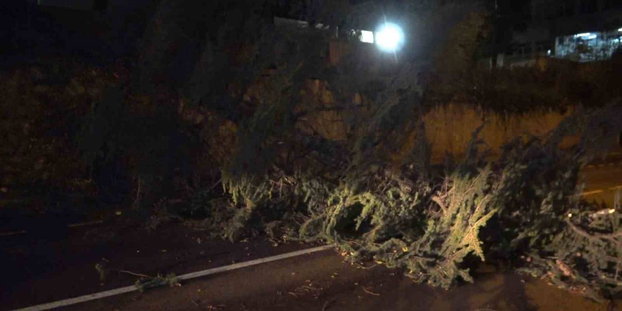 Fırtına Bursa’yı Yıktı Geçti...otobüsün Üzerine Uçan Çatı 2 Yolcuyu Yaraladı