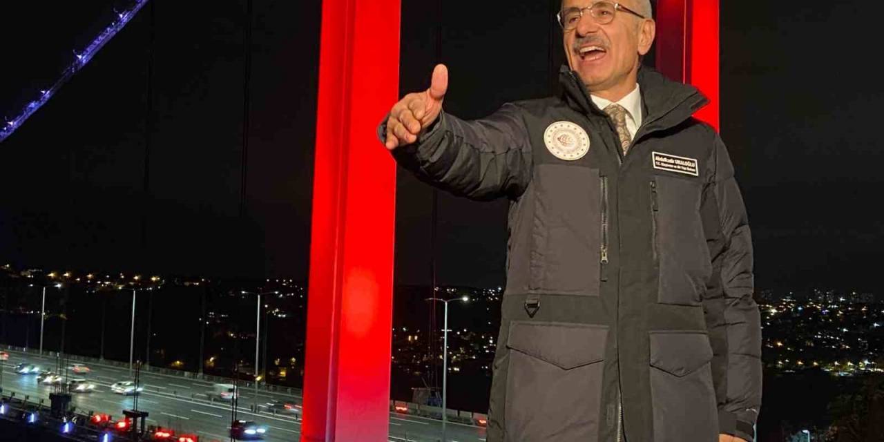 Ulaştırma Ve Altyapı Bakanı Abdulkadir Uraloğlu Bakımı Devam Eden Fsm Köprüsü’nde İncelemerde Bulundu