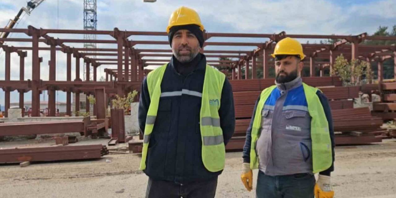 Nurdağı’nda 9 Büyüklüğündeki Depreme Dayanıklı 72 Yataklı Hastanenin İnşaatı Sürüyor