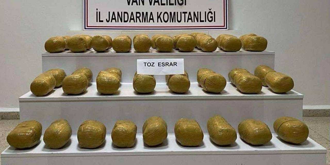 Van’da 51 Kilo Toz Esrar Ele Geçirildi
