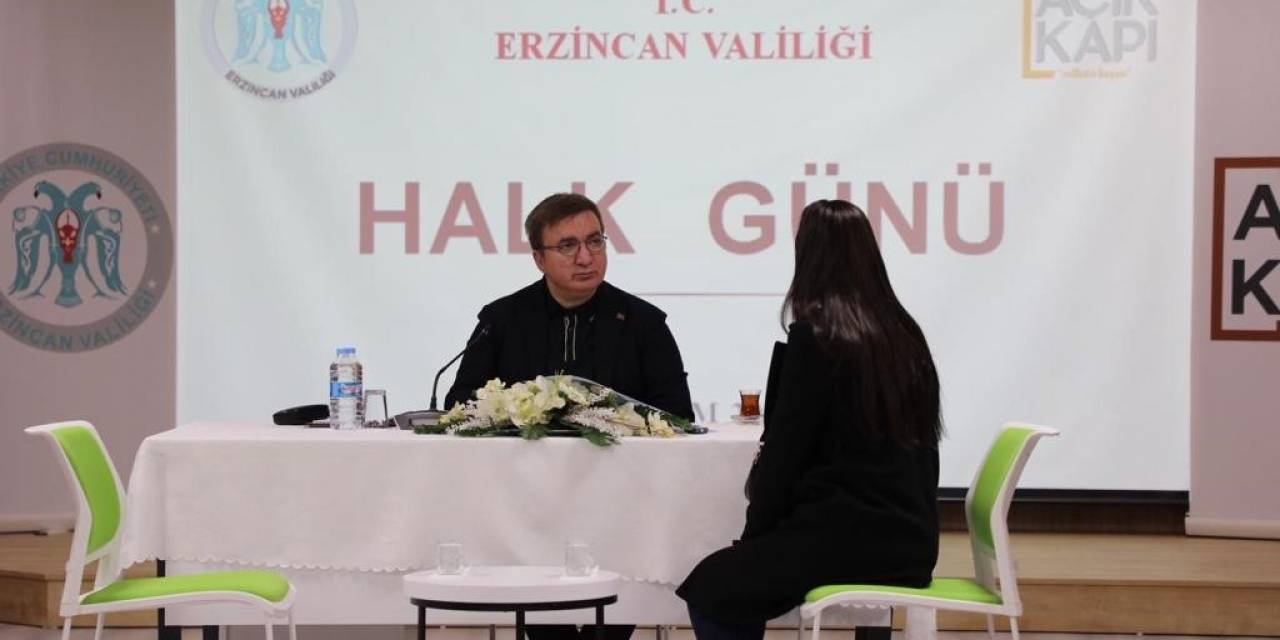 Vali Aydoğdu, “Halk Günü” Toplantısında Vatandaşları Dinledi