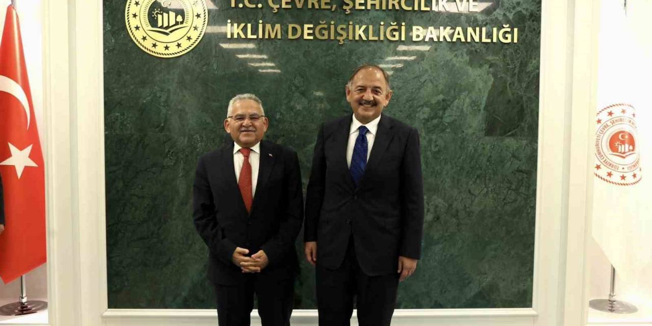 Başkan Büyükkılıç’tan Bakan Özhaseki’ye Ziyaret