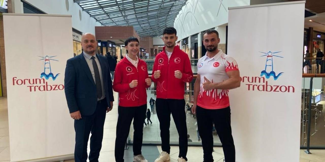 Milli Sporcular Şampiyona Öncesi Forum Trabzon’u Gezdi