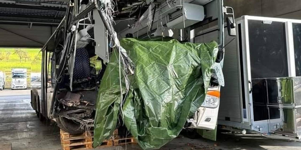 Gurbetçi Otobüs Şoförü Kazada Hayatını Kaybetti