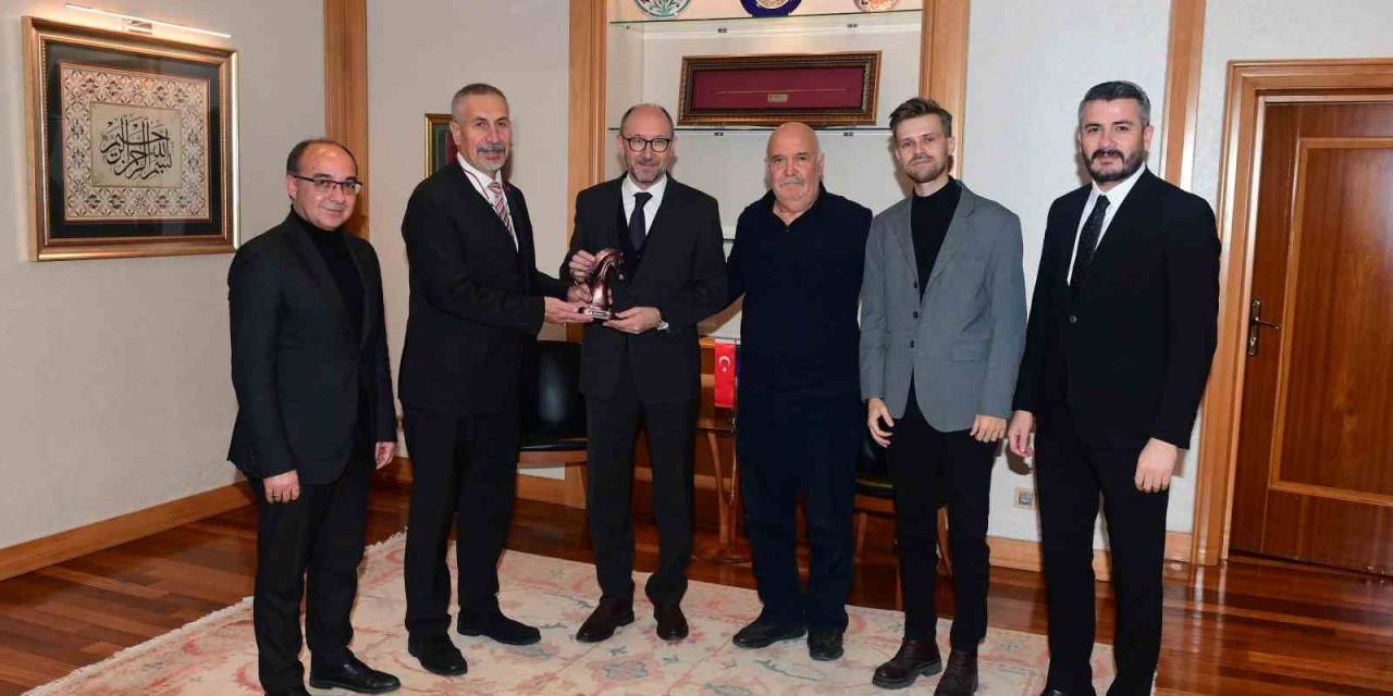 Mahya’dan Rektör Erdal’a Ziyaret