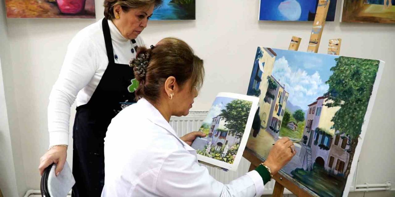 Şehitkamil’de Resim Kursuna Yoğun İlgi