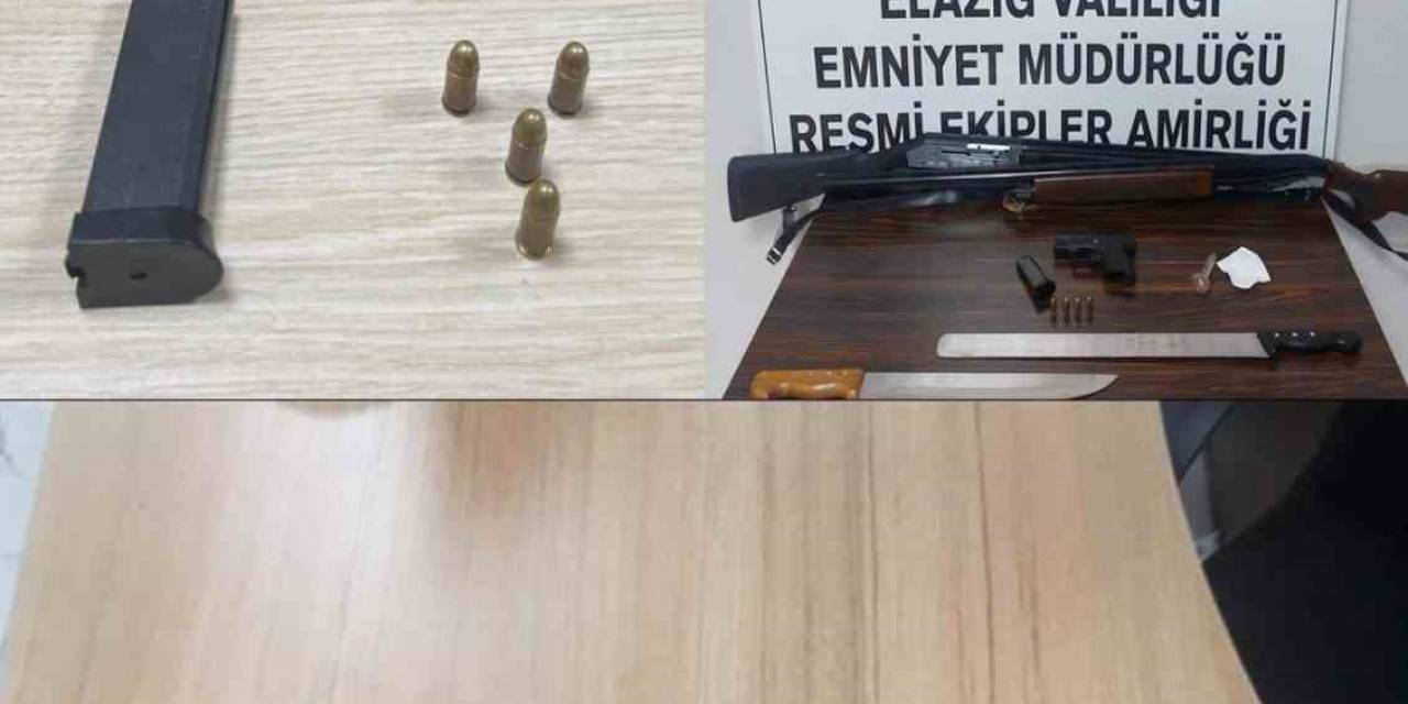Elazığ’da Asayiş Uygulaması: 4 Tutuklama